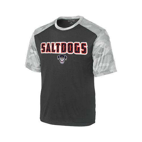 Saltdogs Youth Camo-Hex Gray Shirt