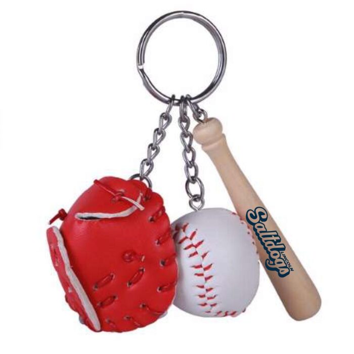 Ball/Bat/Glove Keychain