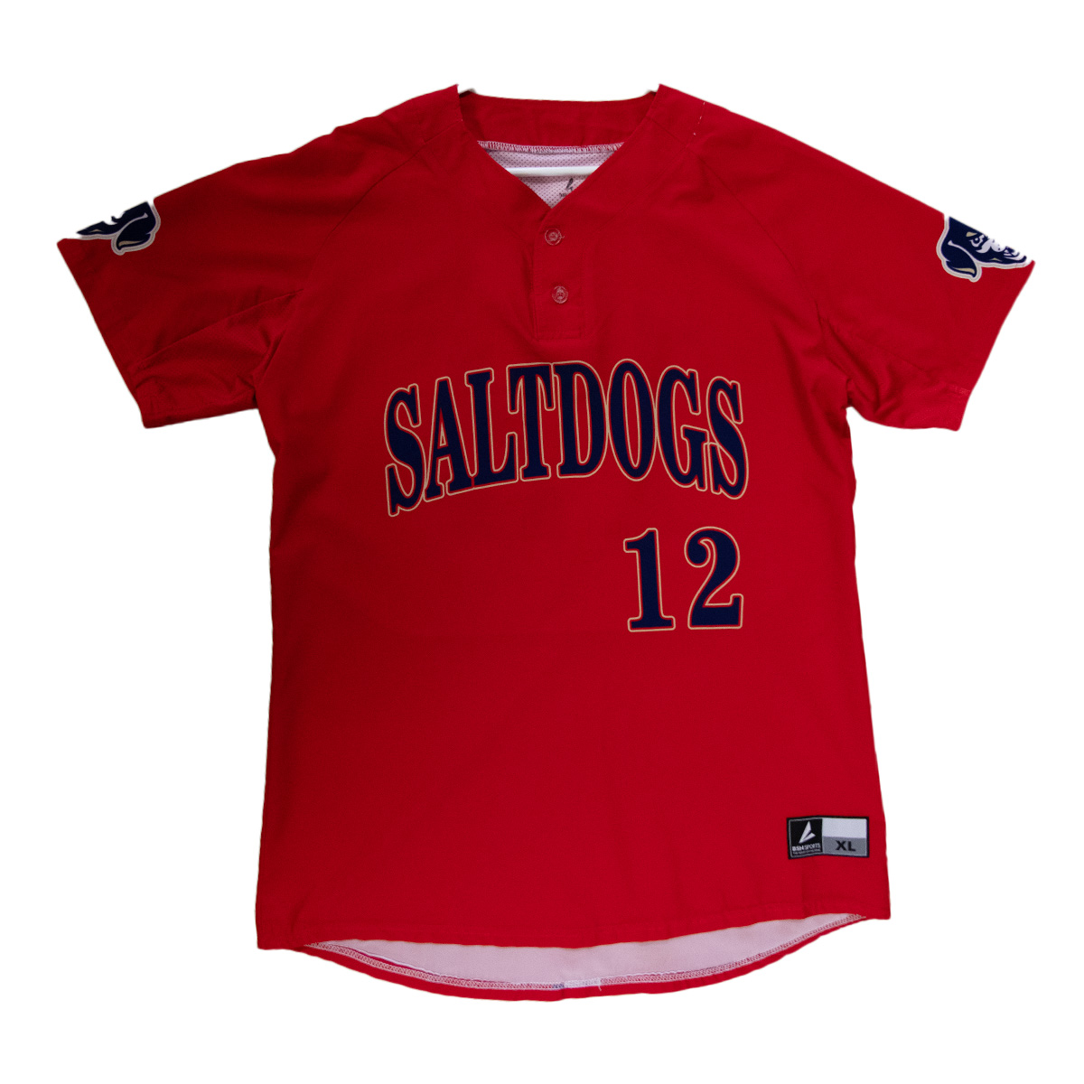 Saltdogs Game Worn Jersey/Red