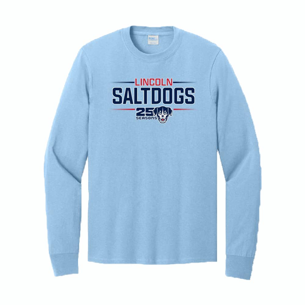 Lincoln Saltdogs 25 Seasons Long Sleeve Tee